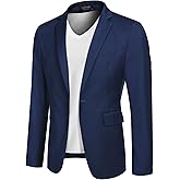 COOFANDY Mens Sport Coat Casual Blazer One Button Business Suit Jacket