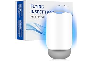 Blue Light Bug Catcher Indoor Plug in, Gnat Traps for House, Indoor Fly Trap for Fruit Moth, Mosquito, Flying Insect Catcher 