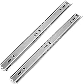 Coshar Drawer Slides 11-Inch Slides Side Mount Rails Ball Bearing Rails | Drawer Track Guide Glides,Heavy Duty Side Mount File Cabinet Rail for Dresser, Cabinet,Total Extension Length 18.5" (1 Pair)