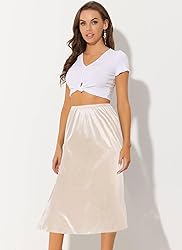 Ellames Women's 2 Pieces Half Slips for Under