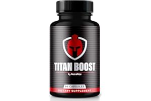 NutraRize Titan Boost, Titan Boost for Men, Titan Boost Male Enhancing Supplement, Titan Boost Pills, TitanBoost60, Titan Booster for Man, Tongikat Ali, Wild Yam Root, Official Reviews (60 Capsules)