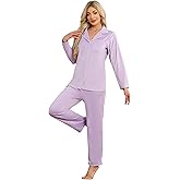 HEARTNICE Womens Pajama Sets, Soft Fleece PJS for Women Comfy Warm Sleepwear