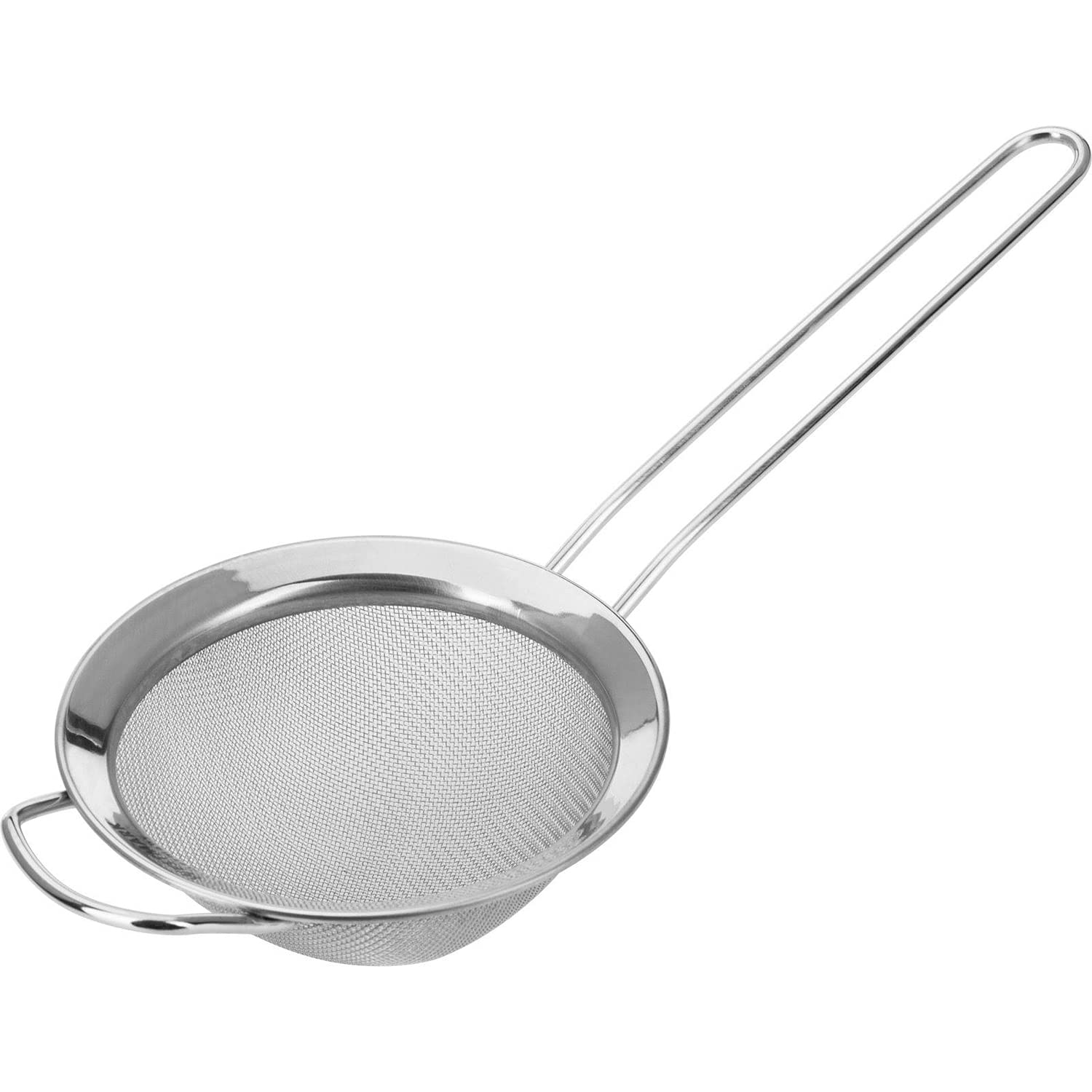Westmark Household Strainer with Wide Rim, Picante, Ø 12 cm, Stainless Steel, Silver, 12122270