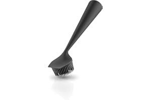 EVA SOLO | Dishbrush Silicone | Robust Washing-up Brush with a Practical & Effective Kitchen Scrubber Edge | Multipurpose Cleaning Brush | Danish Design, Functionality & Quality | Black