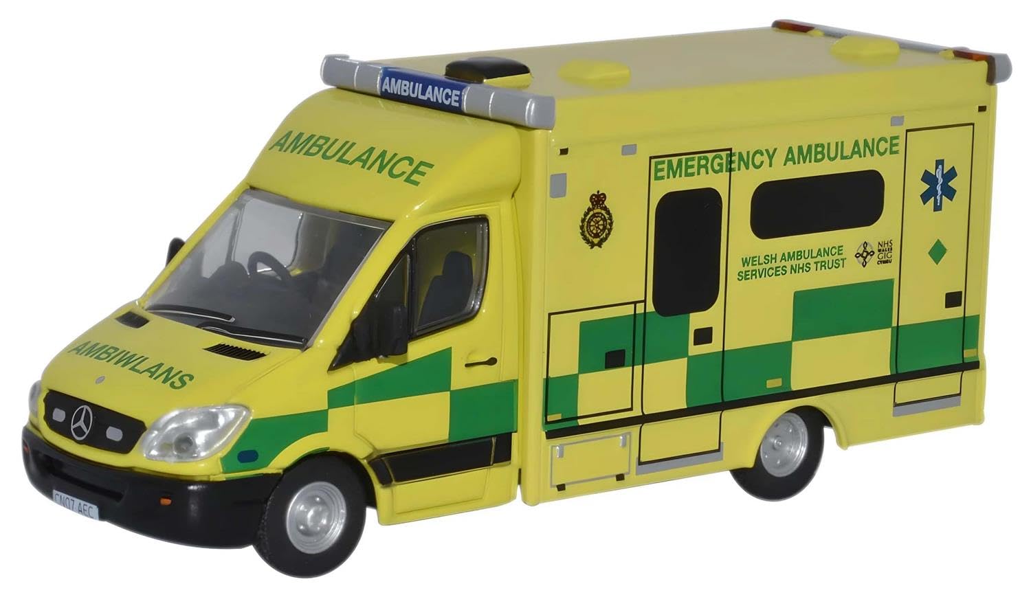 Oxford Diecast 1:76 Welsh Ambulance Collectable model 76MA001