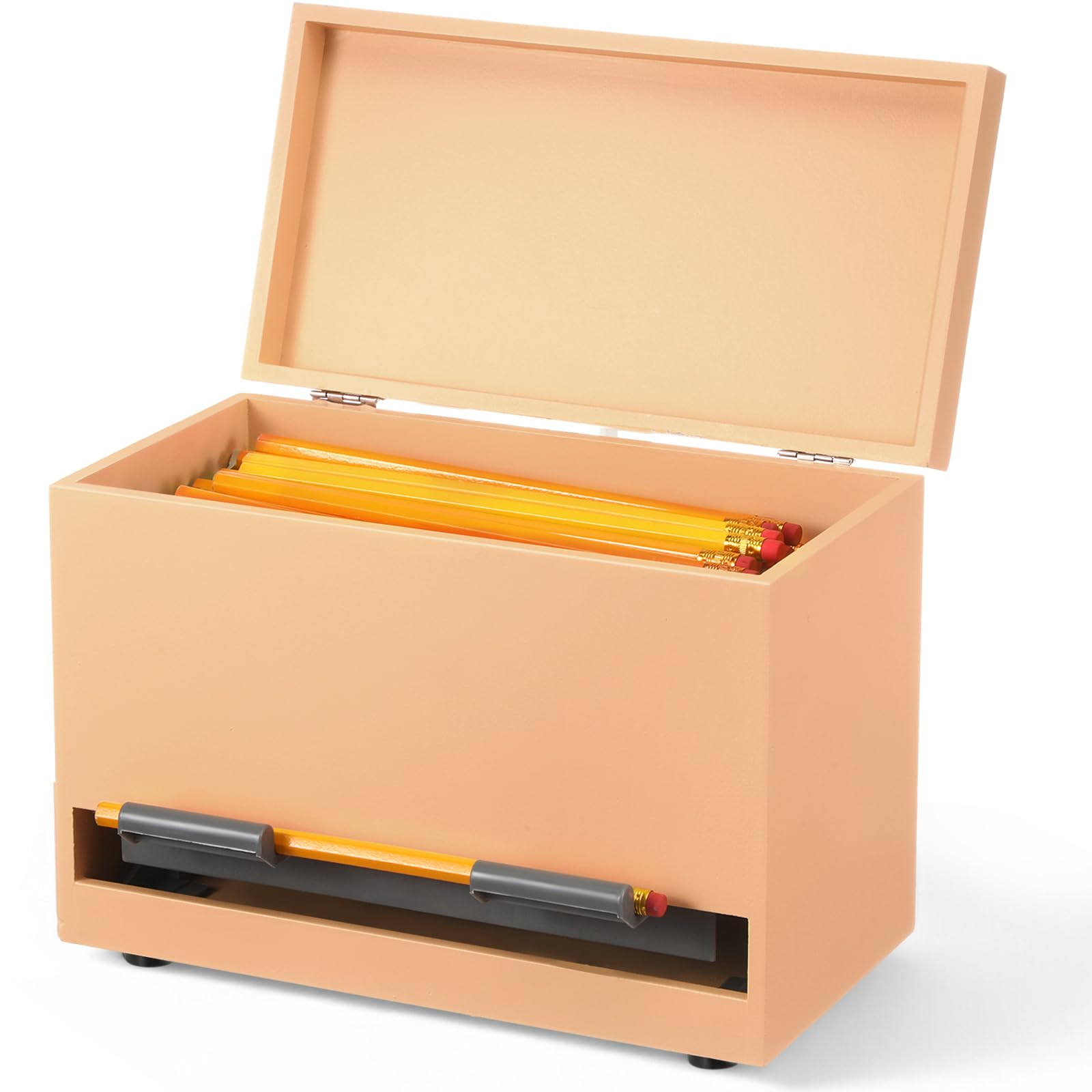 Photo 1 of ***Factory seal***
Yalikop Wooden Pencil Dispenser for Classroom Pastel Wood Pencil Holder for up to 200 Pencils Reusable Straw Dispenser for Home Office Restaurant Teachers Supplies Storage(Orange)