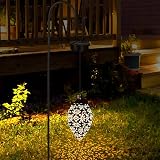 Tomshine Solar Lantern Light Outdoor Hanging Garden Metal Lamp view 2