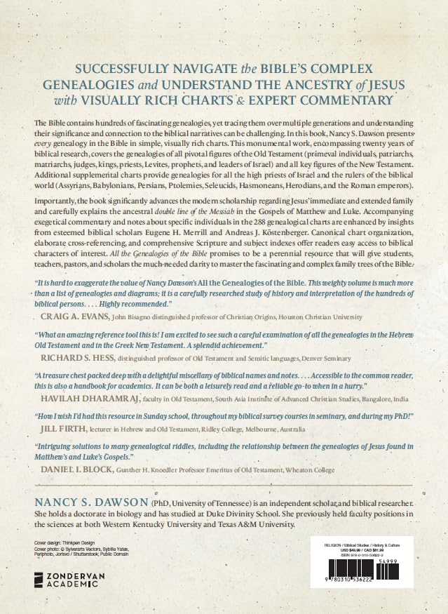 All the Genealogies of the Bible: Visual Charts and Exegetical Commentary
