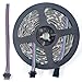 Mokungit 16.4ft 5m APA102-C Individually Addressable Magic Color LED Strip 30 Pixels/m 150 LEDs DC5V (Black PCB Non-waterproof IP20)