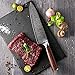 [8 Inch]Chef Knife,FANTECK Kitchen Knife Ultra Sharp Pro German High Carbon Stainless Steel Meat Sushi Fruit Vegetable Cutting Gyuto Cleaver Best Chef Knife[Gift Box]-Ergonomic Pakkawood Handle