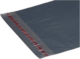Triplast 10x14 Inch Grey Plastic Mailing Postal Bags 100 Pack UK Made Strong view 2