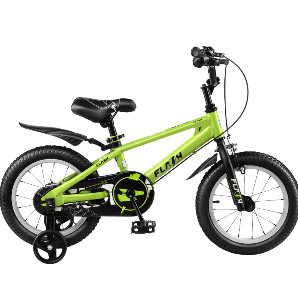 予約販売品 子ども用自転車 14 14 緑 Inches 緑 子供用自転車インチ男性と女性のベビーカー3 12歳の子供の自転車 Inches B07f22d1p6 14 色 Dgf Inches 緑 さいず サイズ 新着