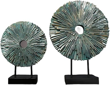 Amazon クリエイティブ装飾 置物 モダンホームインテリア 置物 置物 アート飾り アメリカンスタイルのデスクトップ 飾り 飾り E 置物 オブジェ オンライン通販