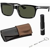 Persol PO3048S Rectangle Shape Sunglasses With Official Eyewear Kit