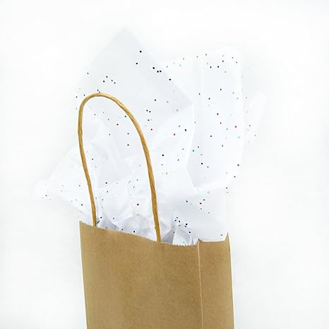 Amazon Com 26 X 20 Glitter Tissue Paper Sheets 5ct Kitchen Dining