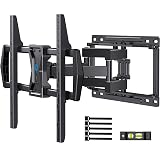 Pipishell Full Motion TV Wall Mount for Most 37-75 inch TVs, Wall Mount Bracket with Dual Articulating Arms, Swivel, Tilt, Max VESA 600x400mm up to 100 lbs, TV Mount Fits 12”/16” Wood Studs, PILF6