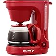 Holstein Housewares - 5 Cup Drip Coffee Maker - Convenient and User Friendly with Permanent Filter, Borosilicate Glass Carafe