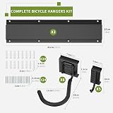 Housolution 48Inch Wall Bike Storage Rack 6 Bikes 5 Helmets Heavy Duty view 5