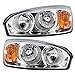 Driver and Passenger Headlights Headlamps Replacement for Chevrolet 15851373 15851372