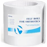 Pllieay Adhesive Felt Premium Grade,1/4" x 6" x 2.5yd Orthopedic Felt Roll | White Felt Sheets, Quality Rayon Blend for Provide Cushioning and Support in Pain Foot