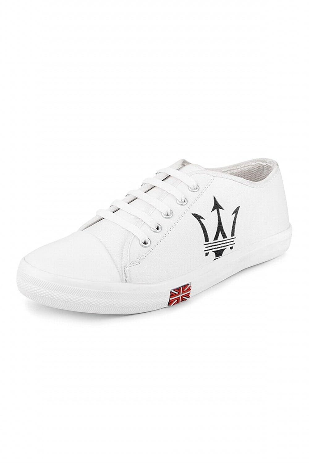 zapatoz womens fabric white color casual shoe