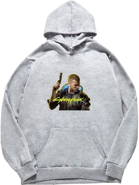 Amazon Co Jp サイバーパンクパーカー ポケット付きメンズ レディースプルオーバー パンクスタイルテクノロジー長袖パーカー デイリーウェアやスポーツ旅行に最適 服 ファッション小物