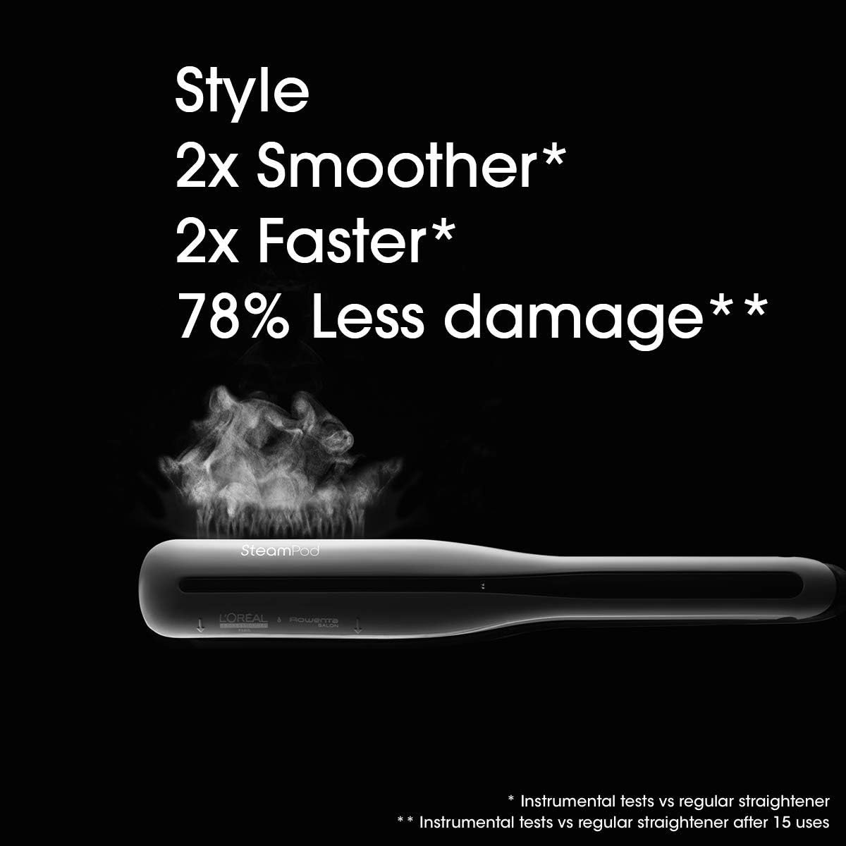 loreal water steam powered straightener