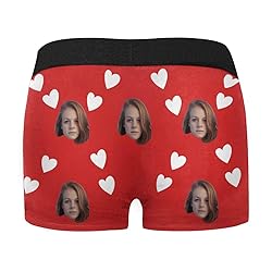 Custom Personalized Photo Printed Face Boxer, I