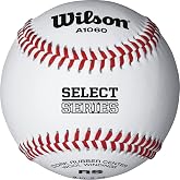 WILSON Sporting Goods Practice and Soft Compression Baseballs, A1060, RS (One Dozen), White
