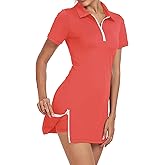 GGOV Womens Two Piece Tennis Golf Dress Active Athletic Exercise Sports Wear Dresses for Women with Pocket Separate Shorts