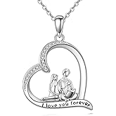 HKPATOP 925 Sterling Silver Necklace Pendnat Necklace Jewelry Gifts for Women Men