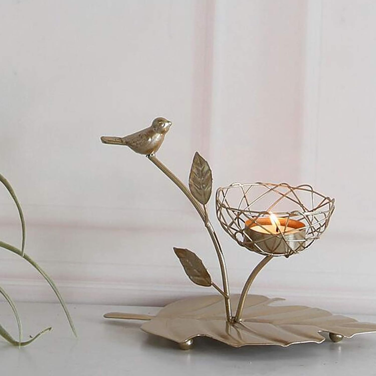Bird Candle Holder, Decorative Tealight Candlestick Holder