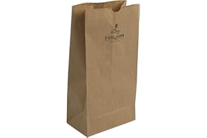 DURO 8 lb. Brown Paper Bag - 500 per pack