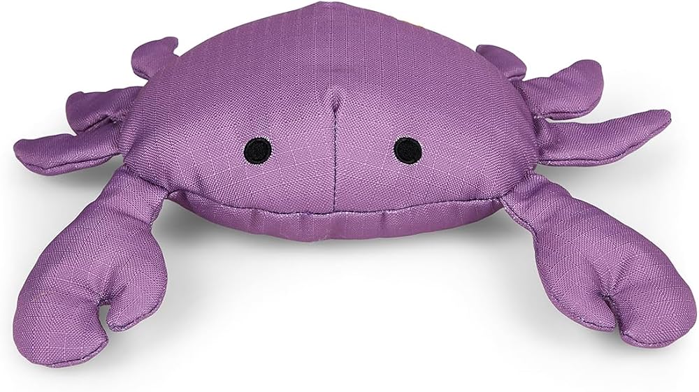 Petface Planet Ocean Cycle Callum Crab Plush Dog Toy