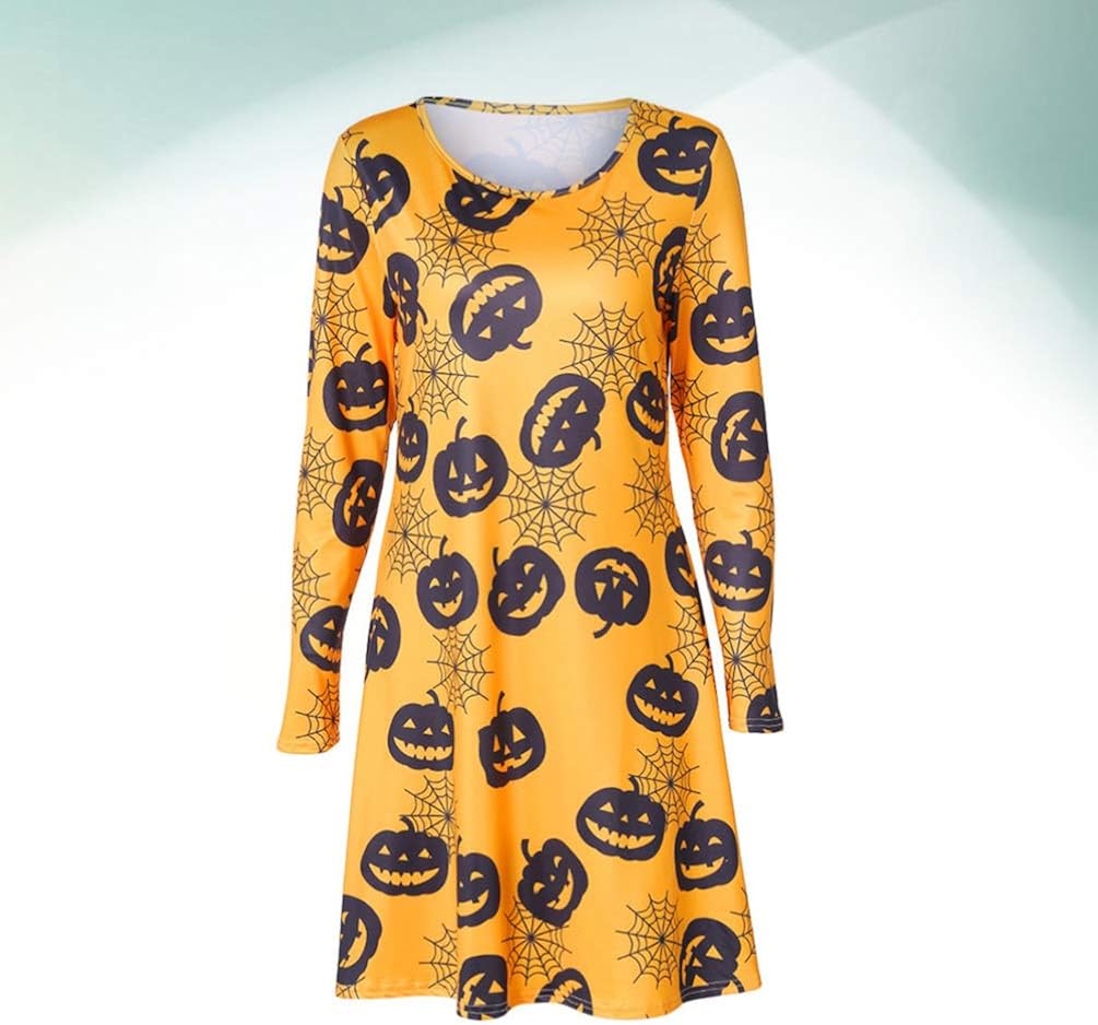 VALICLUD Robes de Citrouille d'halloween Robes Tuniques à ...