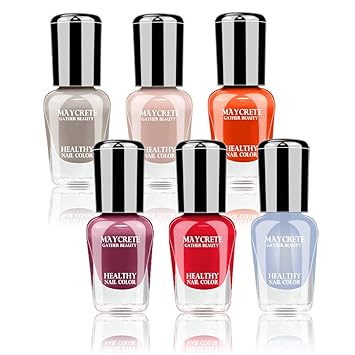  Abitzon New Non Toxic Nail Polish Set Organic