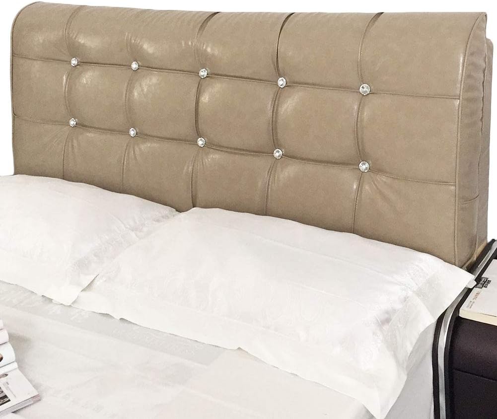 Roner Large Upholstered Headboard Cushion Headboard Bed Backrest Pillow