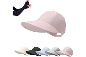 UPF Sun Protection Baseball Hat for Women & Men,Lightweight Wide Brim Quick-Dry Running Hat, Adjustable Hollow Top Sun Shield
