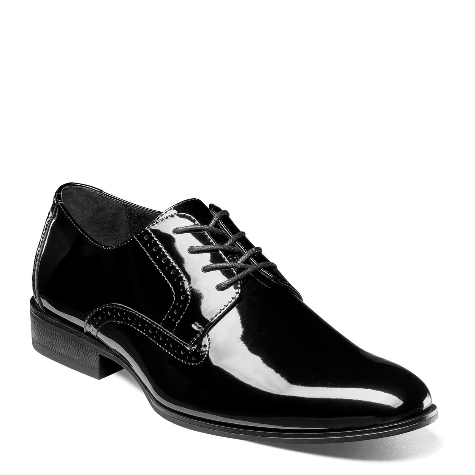 Stacy Adams Men’s Scottie Lace Up,Black Patent,9W