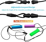 Novelfun Sensory Chew Necklace 5 Pack Silicone Teething Autism SPD Toy view 4