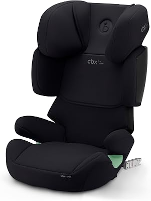 CBX by CYBEX Siège-Auto pour Enfants Solution X i-Fix, pour les voitures avec et sans ISOFIX, De 3 à 12 ans env. (100 - 150 cm), de 15 à 50 kg env., Pure Black
