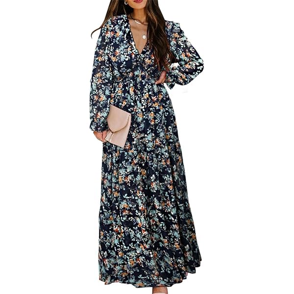 knee length dresses for ladies Plus Size Square Neck Ribbon Floral Chiffon Red Long Sleeve Midi Dress –  Pluspreorder main image 1