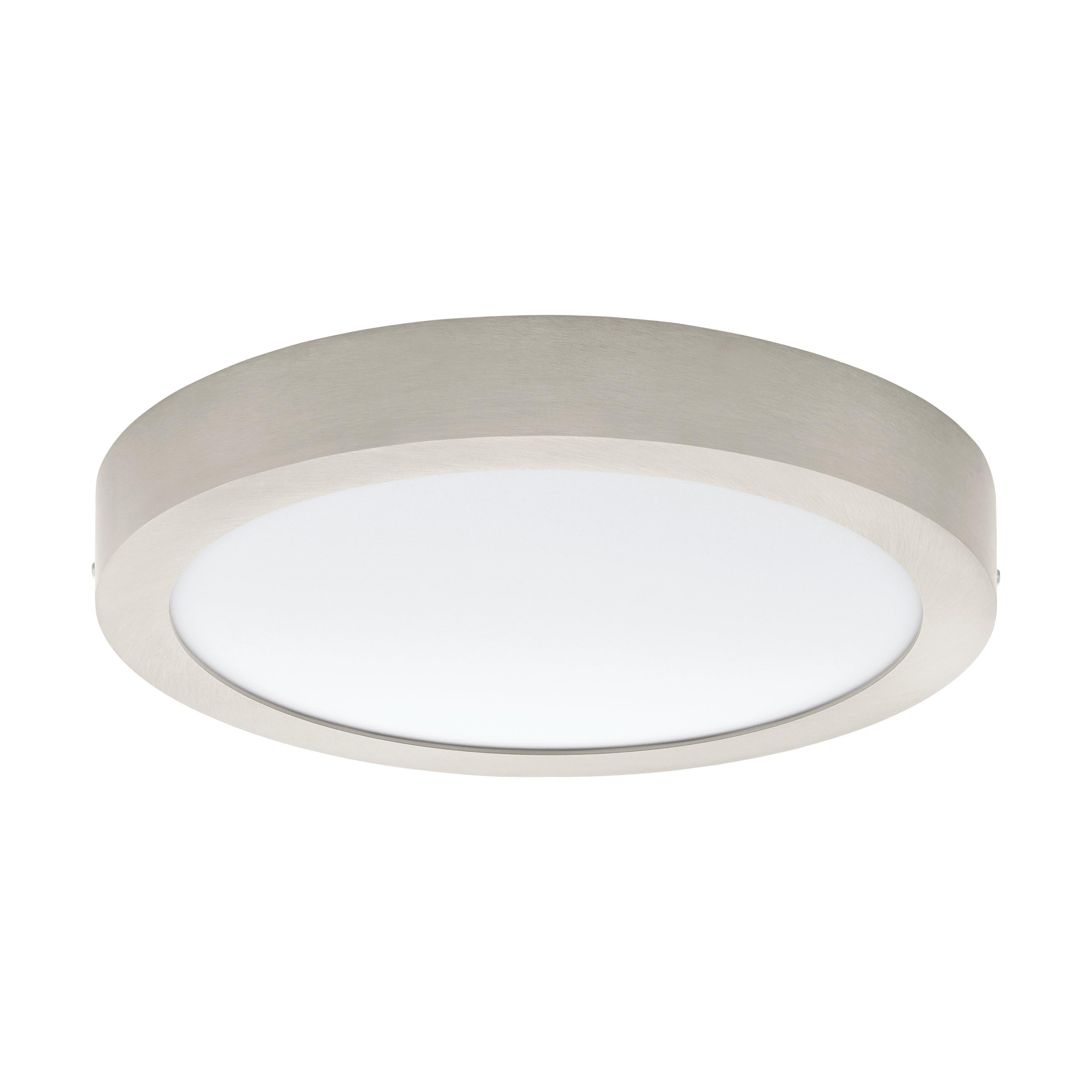 EGLO 94527 LED Satin Nickel Wall/Ceiling Lamp FUEVA 1