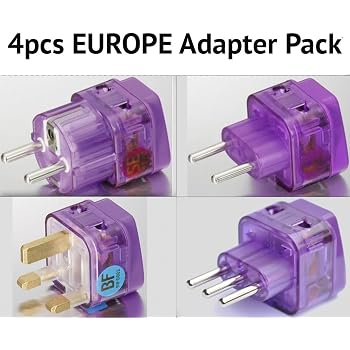 greece power adapter Spain, 109 VCT For Adapter Plug Grounded Amazon.com: Travel Germany, Universal Netherlands VP