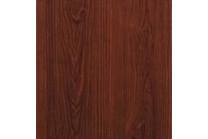 CiCiwind Contact Paper Wood Grain Wallpaper Red Brown Wall Paper Peel and Stick Removable Self Adhesive Thicken Textured Decoral Cabinets Drawer Countertop Waterproof Easy to Clean 78.7”x17.7”