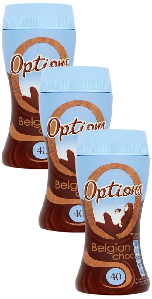 Options Belgian Chocolate Drink 220g (Pack of 3)