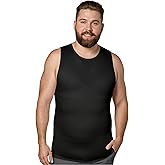 QORE LOGIQ Gynecomastia Compression Shirt Men - Premium Slimming Undershirt Compression Tank Top Mens Shapewear & Body Shaper