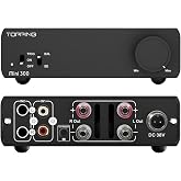 Topping Mini300 HiFi Amplifier, Fully Balanced 140W Compact Desktop Stereo Amp, RCA/TRS to Speaker Pura Ampli for E30II E50 D50III E70, Black