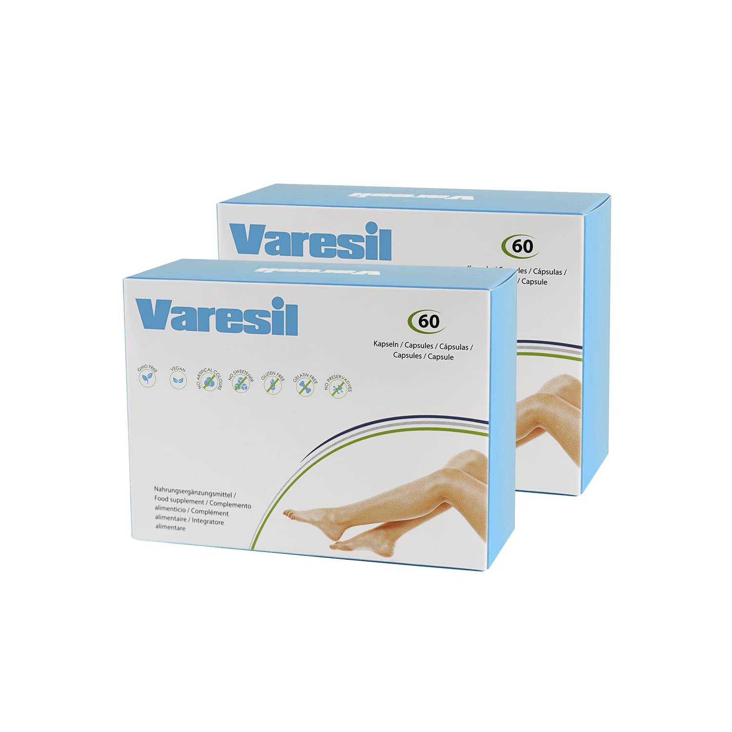 Varicose Veins - 2 Varesil Pills: Pills to Prevent varicose Veins
