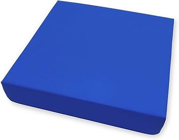 PEPE-COJÍN Antiescaras (42x42x8 cm), Cojín Silla Oficina, Cojin Antiescaras para Silla de Ruedas, Cojín Antiescaras Viscoelástico Memoria, Cojín Postural, Color Azul: Amazon.es: Salud y cuidado personal